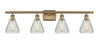 Conesus - 4 Light - 36 inch - Brushed Brass - Bath Vanity Light (516-4W-BB-G275)
