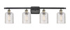 Cobbleskill - 4 Light - 35 inch - Black Antique Brass - Bath Vanity Light (516-4W-BAB-G112C-5CL)