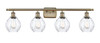 Waverly - 4 Light - 36 inch - Antique Brass - Bath Vanity Light (516-4W-AB-G362)