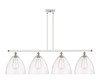 Bristol - 4 Light - 50 inch - White Polished Chrome - Cord hung - Island Light (516-4I-WPC-GBD-122-LED)