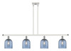 Bella - 4 Light - 48 inch - White Polished Chrome - Cord hung - Island Light (516-4I-WPC-G558-6BL)