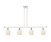 Norfolk - 4 Light - 48 inch - White Polished Chrome - Cord hung - Island Light (516-4I-WPC-G461-6-LED)