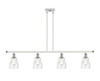 Ellery - 4 Light - 48 inch - White Polished Chrome - Cord hung - Island Light (516-4I-WPC-G394)