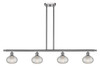 Ithaca - 4 Light - 48 inch - Brushed Satin Nickel - Cord hung - Island Light (516-4I-SN-G555-6CL)