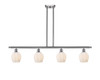 Norfolk - 4 Light - 48 inch - Brushed Satin Nickel - Cord hung - Island Light (516-4I-SN-G461-6-LED)