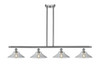 Orwell - 4 Light - 48 inch - Brushed Satin Nickel - Cord hung - Island Light (516-4I-SN-G132-LED)