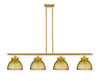Adirondack - 4 Light - 48 inch - Satin Gold - Cord hung - Island Light (516-4I-SG-M14-SG)