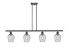 Salina - 4 Light - 48 inch - Matte Black - Cord hung - Island Light (516-4I-BK-G292)
