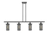 Bleecker - 4 Light - 48 inch - Matte Black - Cord hung - Island Light (516-4I-BK-CE219)