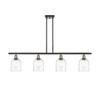 Bella - 4 Light - 48 inch - Black Antique Brass - Cord hung - Island Light (516-4I-BAB-G558-6CL)