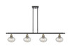 Ithaca - 4 Light - 48 inch - Black Antique Brass - Cord hung - Island Light (516-4I-BAB-G555-6CL)
