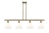 Berkshire - 4 Light - 48 inch - Antique Brass - Cord hung - Island Light (516-4I-AB-GBC-81-LED)