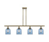 Bella - 4 Light - 48 inch - Antique Brass - Cord hung - Island Light (516-4I-AB-G558-6BL)