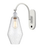 Cindyrella - 1 Light - 7 inch - White Polished Chrome - Sconce (518-1W-WPC-G654-7)