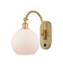 Athens - 1 Light - 8 inch - Satin Gold - Sconce (518-1W-SG-G121-8-LED)
