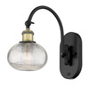 Ithaca - 1 Light - 6 inch - Black Antique Brass - Sconce (518-1W-BAB-G555-6CL)