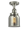 Bell - 1 Light - 5 inch - Polished Nickel - Semi-Flush Mount (517-1CH-PN-G53)