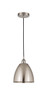Bristol - 1 Light - 9 inch - Brushed Satin Nickel - Cord hung - Mini Pendant (616-1P-SN-MBD-9-SN)