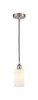 Clymer - 1 Light - 4 inch - Brushed Satin Nickel - Cord hung - Mini Pendant (616-1P-SN-G801-LED)