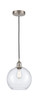 Athens - 1 Light - 10 inch - Brushed Satin Nickel - Cord hung - Mini Pendant (616-1P-SN-G124-10)