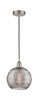 Athens Deco Swirl - 1 Light - 10 inch - Brushed Satin Nickel - Cord hung - Mini Pendant (616-1P-SN-G1213-10SM)