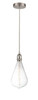 Edison - 1 Light - 7 inch - Brushed Satin Nickel - Cord hung - Mini Pendant (616-1P-SN-BB164LED)