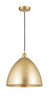 Bristol - 1 Light - 16 inch - Satin Gold - Cord hung - Mini Pendant (616-1P-SG-MBD-16-SG)