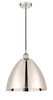 Bristol - 1 Light - 16 inch - Polished Nickel - Cord hung - Mini Pendant (616-1P-PN-MBD-16-PN)
