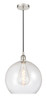 Athens - 1 Light - 14 inch - Polished Nickel - Cord hung - Pendant (616-1P-PN-G124-14-LED)