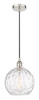 Athens Water Glass - 1 Light - 10 inch - Polished Nickel - Cord hung - Mini Pendant (616-1P-PN-G1215-10)