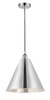 Berkshire - 1 Light - 16 inch - Polished Chrome - Cord hung - Mini Pendant (616-1P-PC-MBC-16-PC-LED)