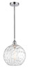 Athens Water Glass - 1 Light - 12 inch - Polished Chrome - Cord hung - Mini Pendant (616-1P-PC-G1215-12)