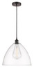 Bristol - 1 Light - 16 inch - Oil Rubbed Bronze - Cord hung - Pendant (616-1P-OB-GBD-162)