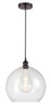 Athens - 1 Light - 14 inch - Oil Rubbed Bronze - Cord hung - Pendant (616-1P-OB-G124-14)