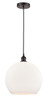 Athens - 1 Light - 14 inch - Oil Rubbed Bronze - Cord hung - Pendant (616-1P-OB-G121-14)
