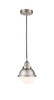 Hampden - 1 Light - 7 inch - Brushed Satin Nickel - Cord hung - Mini Pendant (616-1PH-SN-HFS-61-SN)