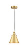 Appalachian - 1 Light - 8 inch - Satin Gold - Cord hung - Mini Pendant (616-1PH-SG-M13-SG-LED)