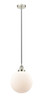 Beacon - 1 Light - 12 inch - Polished Nickel - Cord hung - Mini Pendant (616-1PH-PN-G201-12-LED)