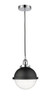 Edison - 1 Light - 9 inch - Polished Chrome - Mini Pendant (616-1PH-PC-HFS-84-BK)