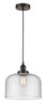 Bell - 1 Light - 12 inch - Oil Rubbed Bronze - Cord hung - Mini Pendant (616-1PH-OB-G74-L-LED)