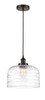Bell - 1 Light - 12 inch - Oil Rubbed Bronze - Cord hung - Mini Pendant (616-1PH-OB-G713-L)