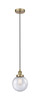 Beacon - 1 Light - 8 inch - Antique Brass - Cord hung - Mini Pendant (616-1PH-AB-G204-8-LED)