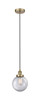 Beacon - 1 Light - 8 inch - Antique Brass - Cord hung - Mini Pendant (616-1PH-AB-G202-8-LED)