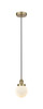 Beacon - 1 Light - 6 inch - Antique Brass - Cord hung - Mini Pendant (616-1PH-AB-G201-6)