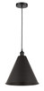 Berkshire - 1 Light - 16 inch - Matte Black - Cord hung - Mini Pendant (616-1P-BK-MBC-16-BK)