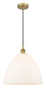 Bristol - 1 Light - 16 inch - Brushed Brass - Cord hung - Pendant (616-1P-BB-GBD-161)