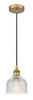Dayton - 1 Light - 6 inch - Brushed Brass - Cord hung - Mini Pendant (616-1P-BB-G412)