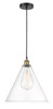 Berkshire - 1 Light - 16 inch - Black Antique Brass - Cord hung - Pendant (616-1P-BAB-GBC-162-LED)
