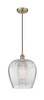 Norfolk - 1 Light - 12 inch - Antique Brass - Cord hung - Mini Pendant (616-1P-AB-G462-12-LED)