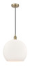 Athens - 1 Light - 14 inch - Antique Brass - Cord hung - Pendant (616-1P-AB-G121-14)